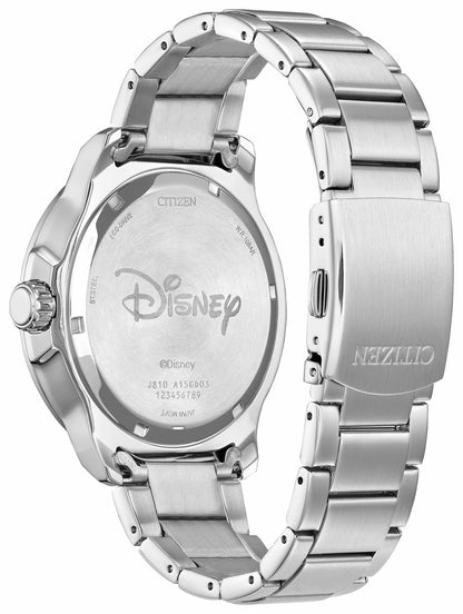 Citizen Best Seller - Mickey Astronaut Black Dial Stainless Steel Bracelet AW1709-54W