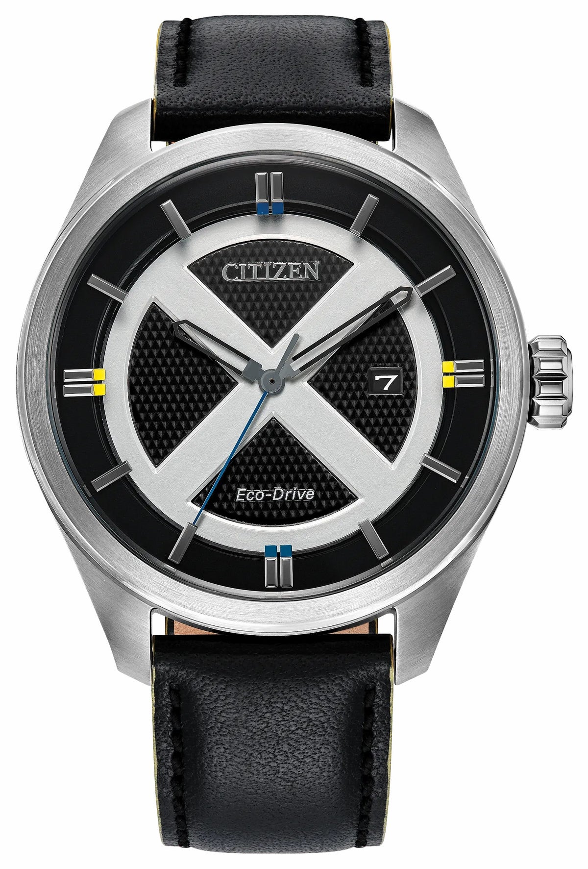 Citizen Customer Favorite - X-Men Black Dial Leather Strap AW5007-17W