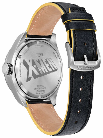 Citizen Customer Favorite - X-Men Black Dial Leather Strap AW5007-17W