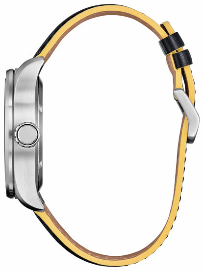 Citizen Customer Favorite - X-Men Black Dial Leather Strap AW5007-17W