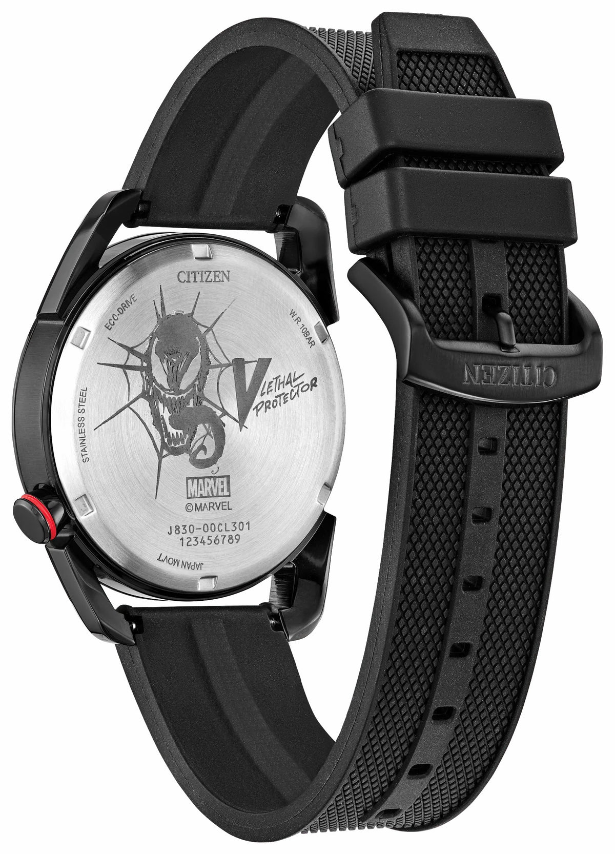 Citizen Classic - Venom "Lethal Protector" Black Dial Polyurethane Strap AW2065-41W