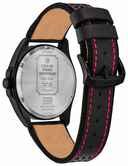 Citizen Best Price - Stark, Kinda Sorta Famous Black Dial Leather Strap AW2095-41W