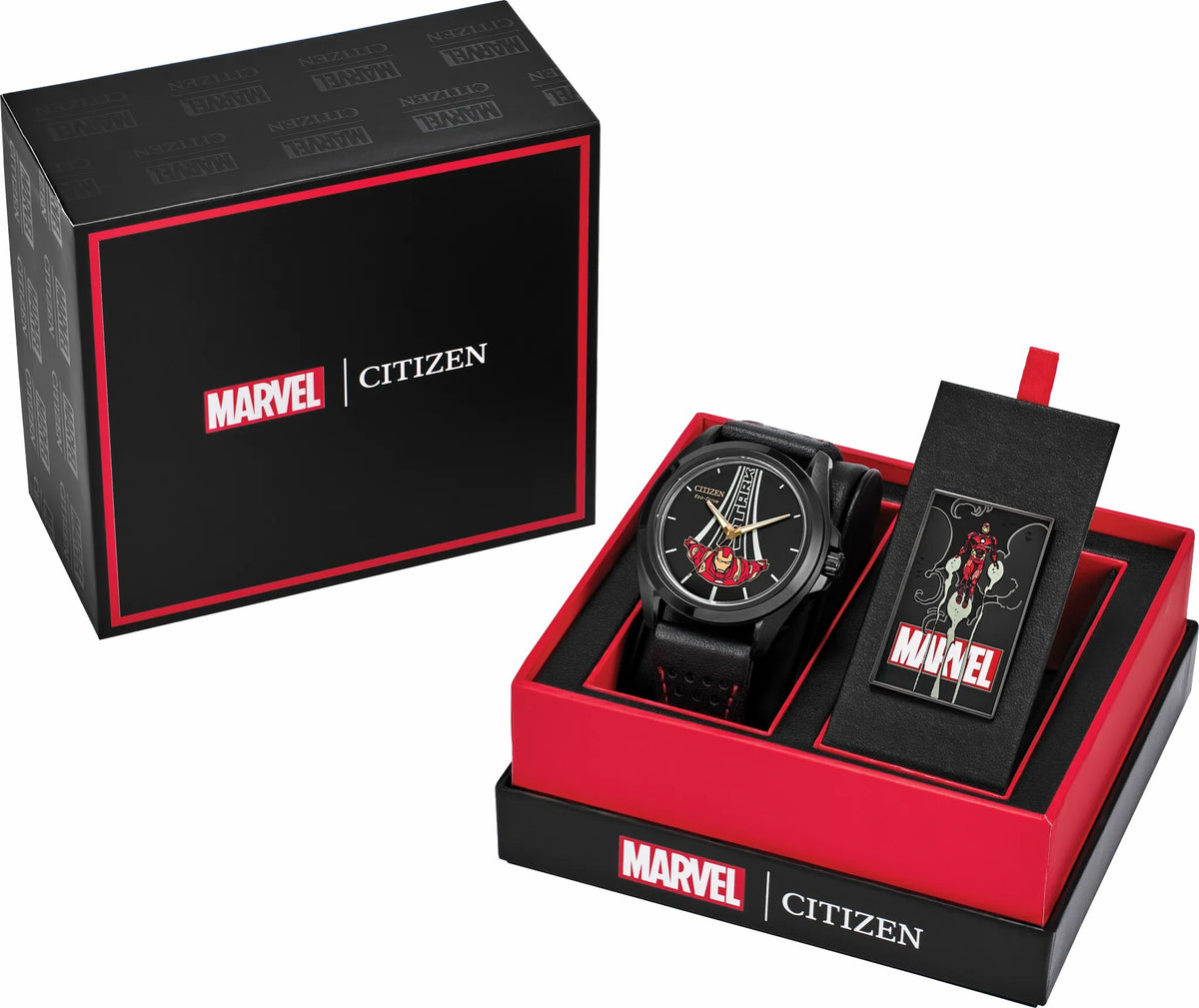 Citizen Best Price - Stark, Kinda Sorta Famous Black Dial Leather Strap AW2095-41W