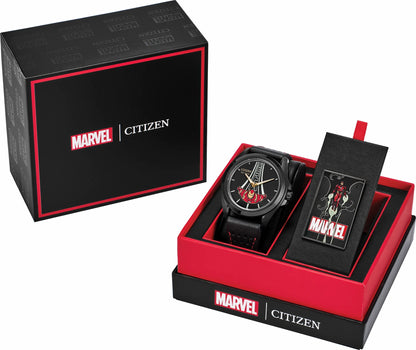 Citizen Best Price - Stark, Kinda Sorta Famous Black Dial Leather Strap AW2095-41W