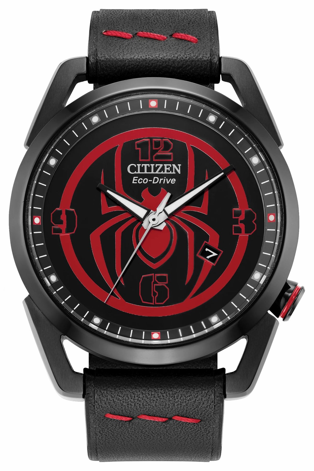 Citizen Customer Favorite - Miles Morales Black Dial Leather Strap AW1685-00W