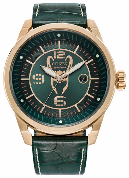Citizen Latest - Loki Green Dial Leather Strap AW1363-06W