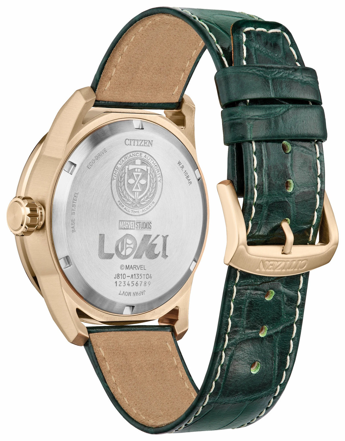 Citizen Latest - Loki Green Dial Leather Strap AW1363-06W