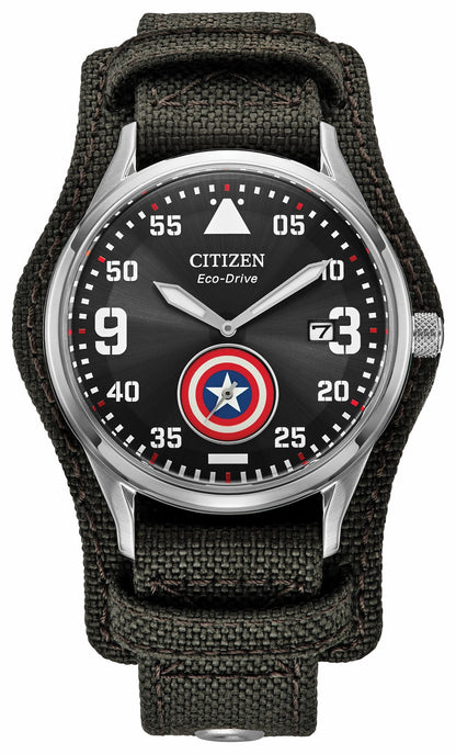 Citizen Everyday - Captain America Forever Black Dial CORDURA® Strap BV1140-00W
