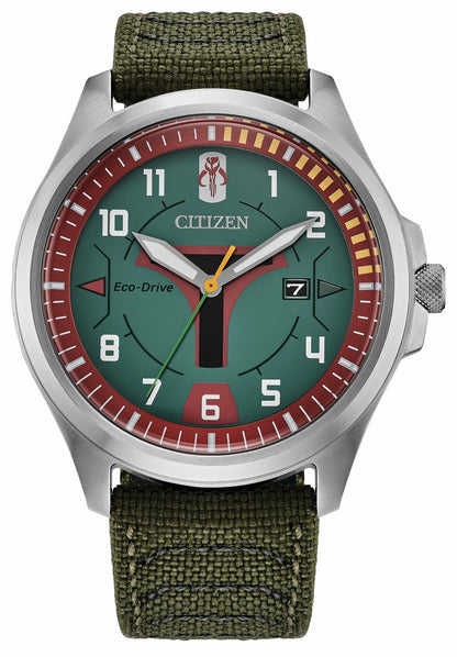 Citizen Exclusive - Boba Fett Green Dial Nylon Strap AW1418-06W