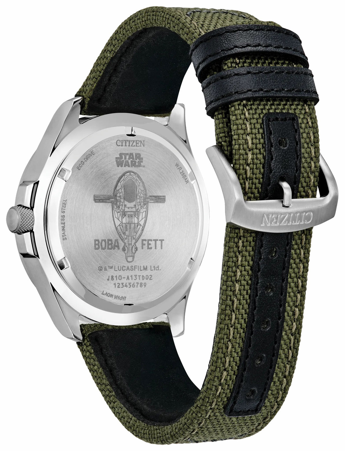 Citizen Exclusive - Boba Fett Green Dial Nylon Strap AW1418-06W
