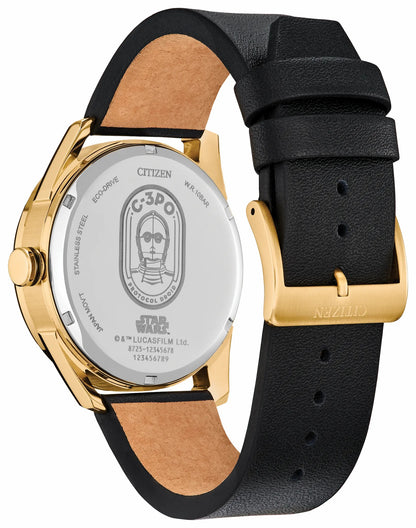 Citizen Premium - C-3PO Rewired Multiple Dial Leather Strap BU4026-05W