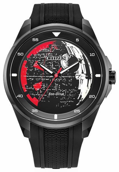 Citizen Everyday - Death Star, Vader's Shadow Black Dial Silicone Strap AW1606-06W