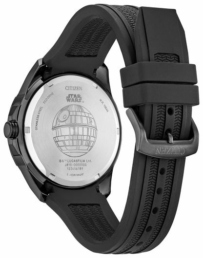 Citizen Everyday - Death Star, Vader's Shadow Black Dial Silicone Strap AW1606-06W