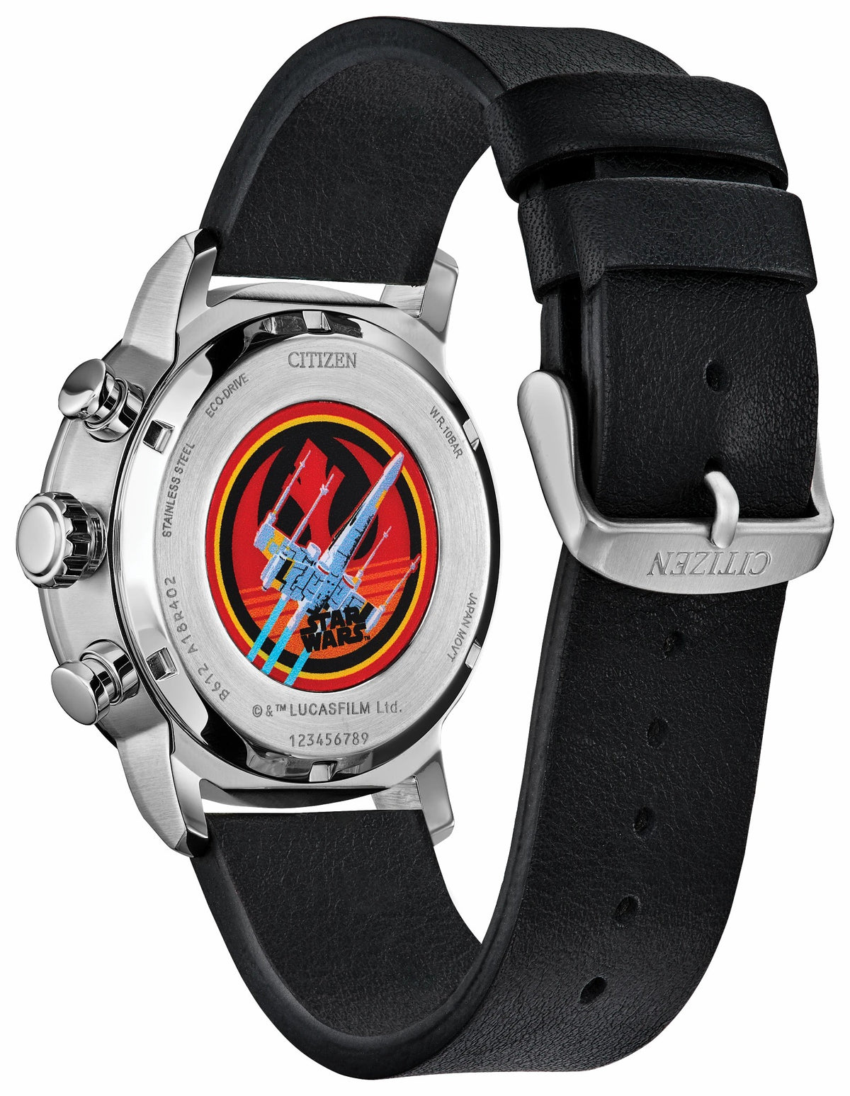 Citizen Quality - Rebel Starfighter Black Dial Leather Strap CA0870-43W