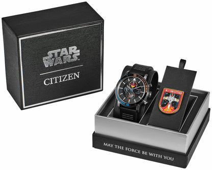 Citizen Quality - Rebel Starfighter Black Dial Leather Strap CA0870-43W