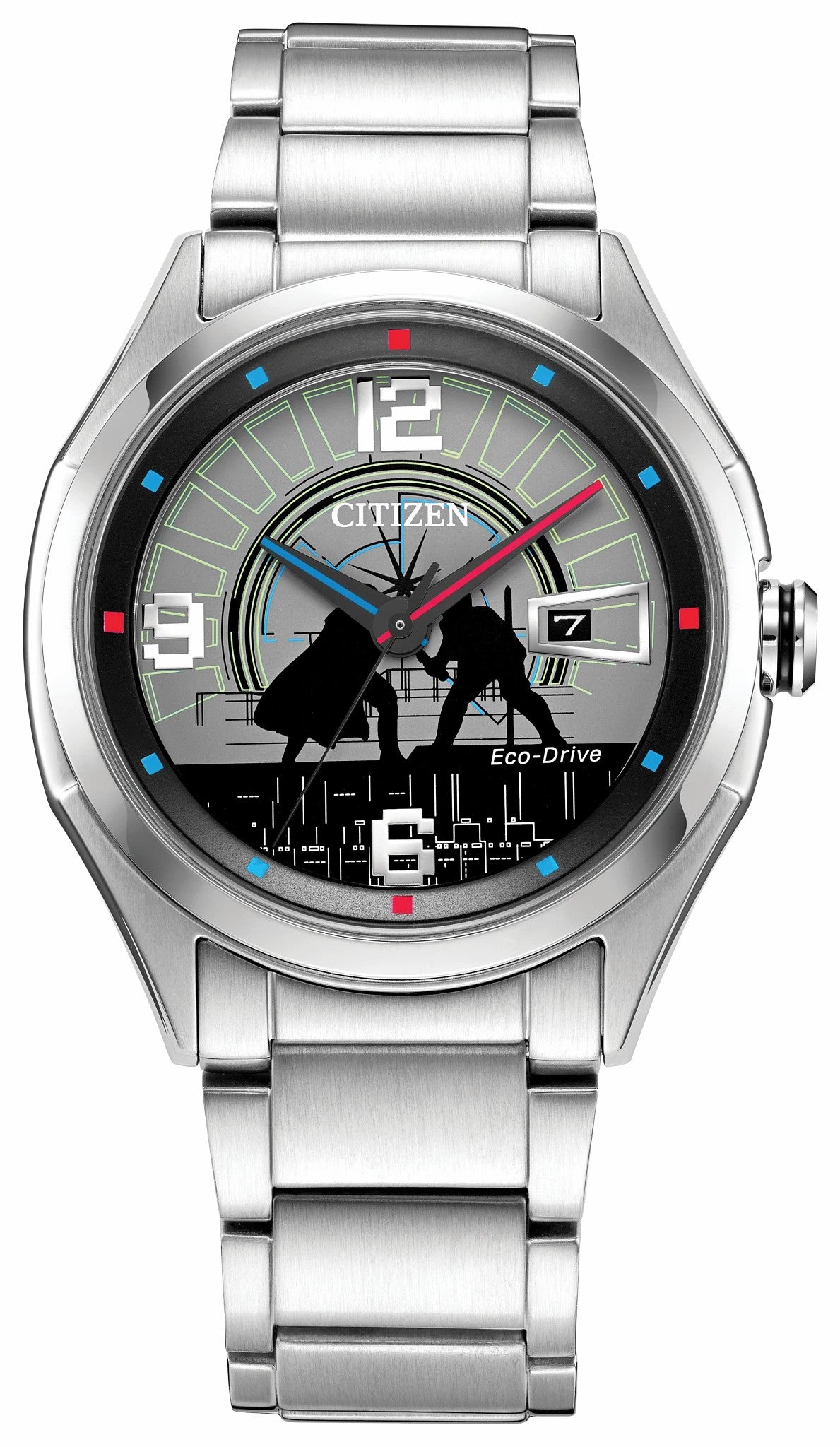 Citizen Trusted - Duel Black Dial Stainless Steel Bracelet AW1140-51W