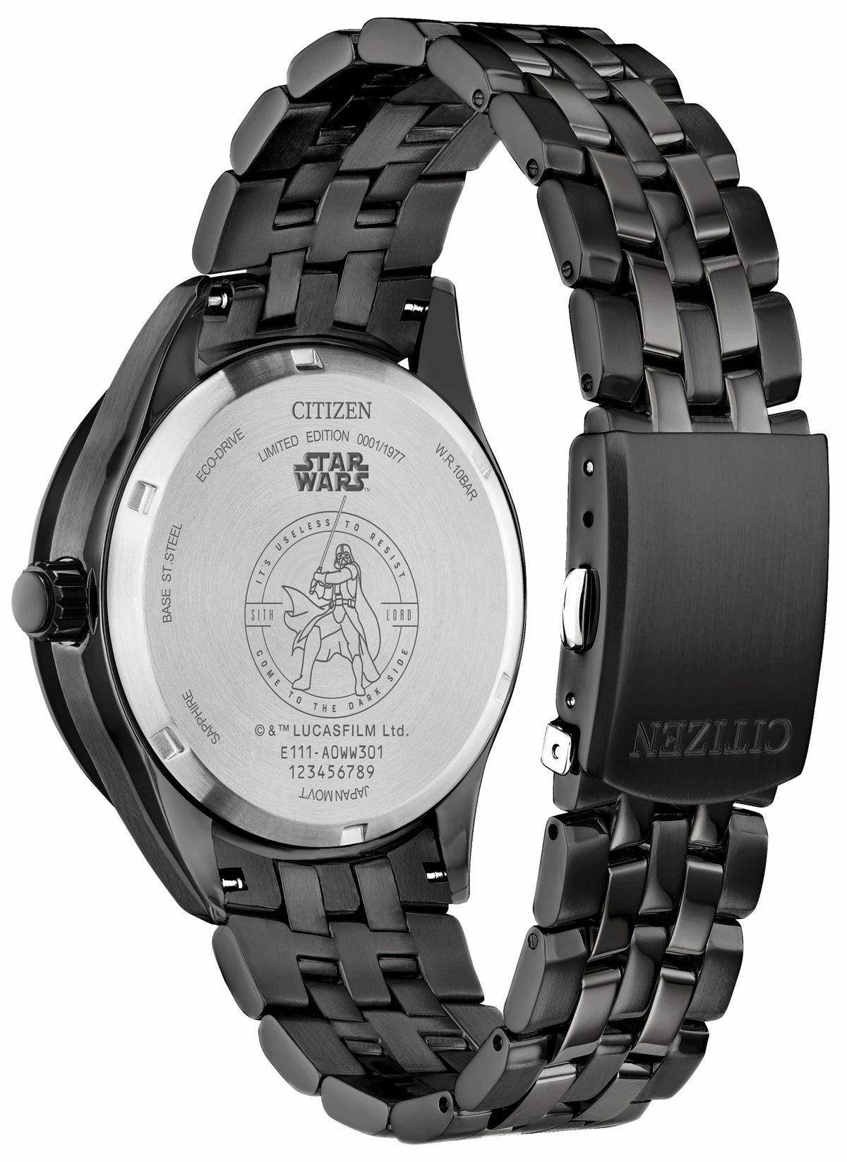 Citizen Recommended - Darth Vader Returns Black Dial Stainless Steel Bracelet BM7255-61W