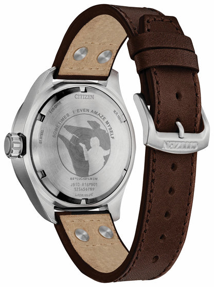 Citizen Hot Sale - Han Solo Blue Dial Leather Strap AW5009-03W