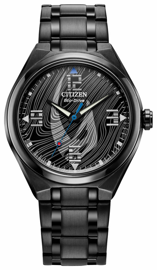 Citizen Latest - Mandalorian Black Dial Stainless Steel Bracelet AW2045-57W