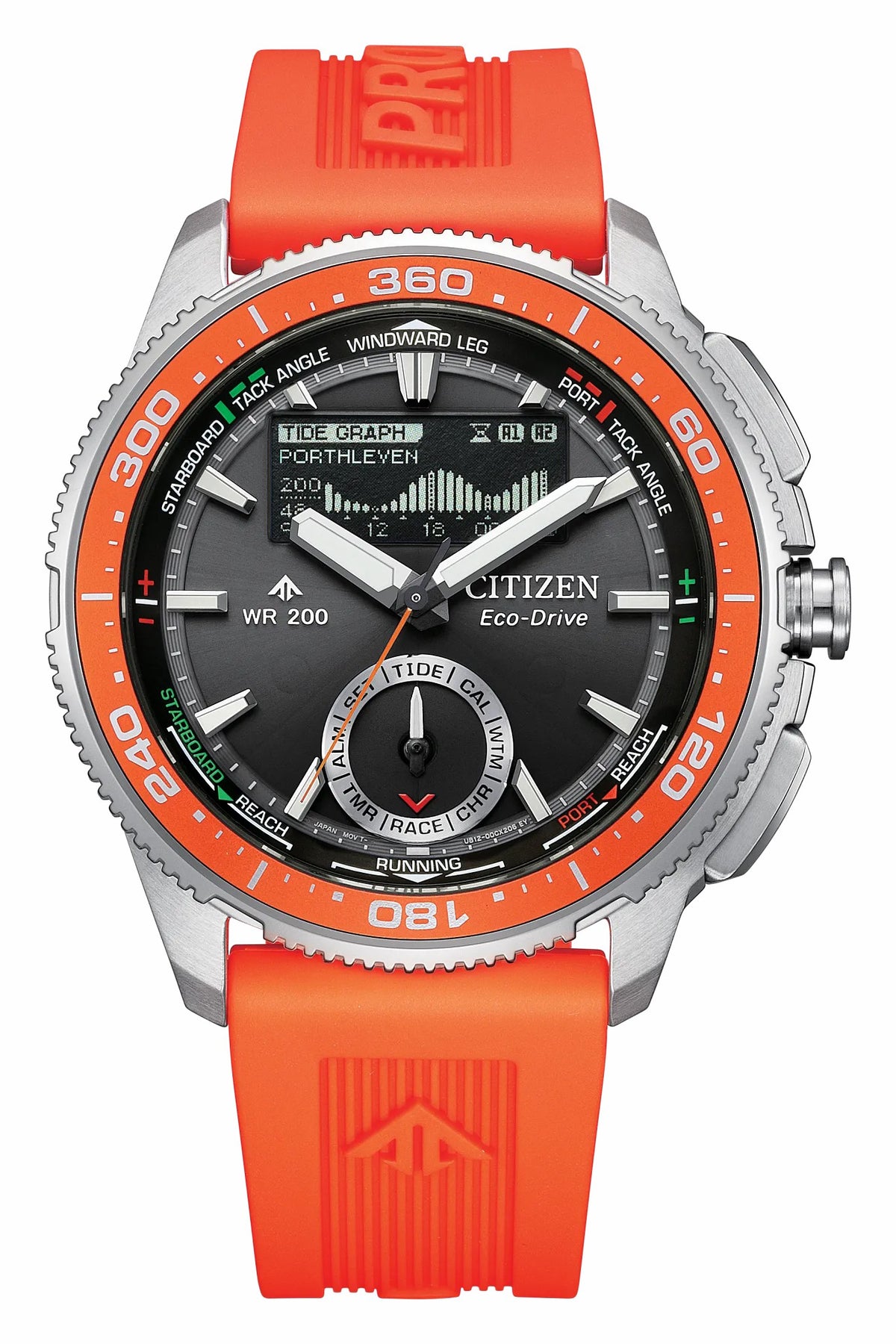 Citizen Classic - Promaster WaveTracker Black Dial BENEBiOL™ PU Strap JV3000-13E
