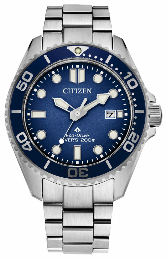Citizen Deals - Promaster Dive Blue Dial Stainless Steel Bracelet BN0260-54L