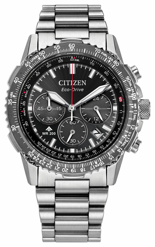 Citizen Customer Favorite - Promaster Navihawk Black Dial Stainless Steel Bracelet CA4664-60E