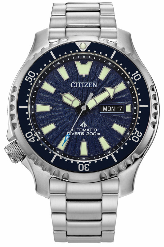 Citizen Customer Favorite - Promaster Dive Automatic Blue Dial Stainless Steel Bracelet NY0136-52L