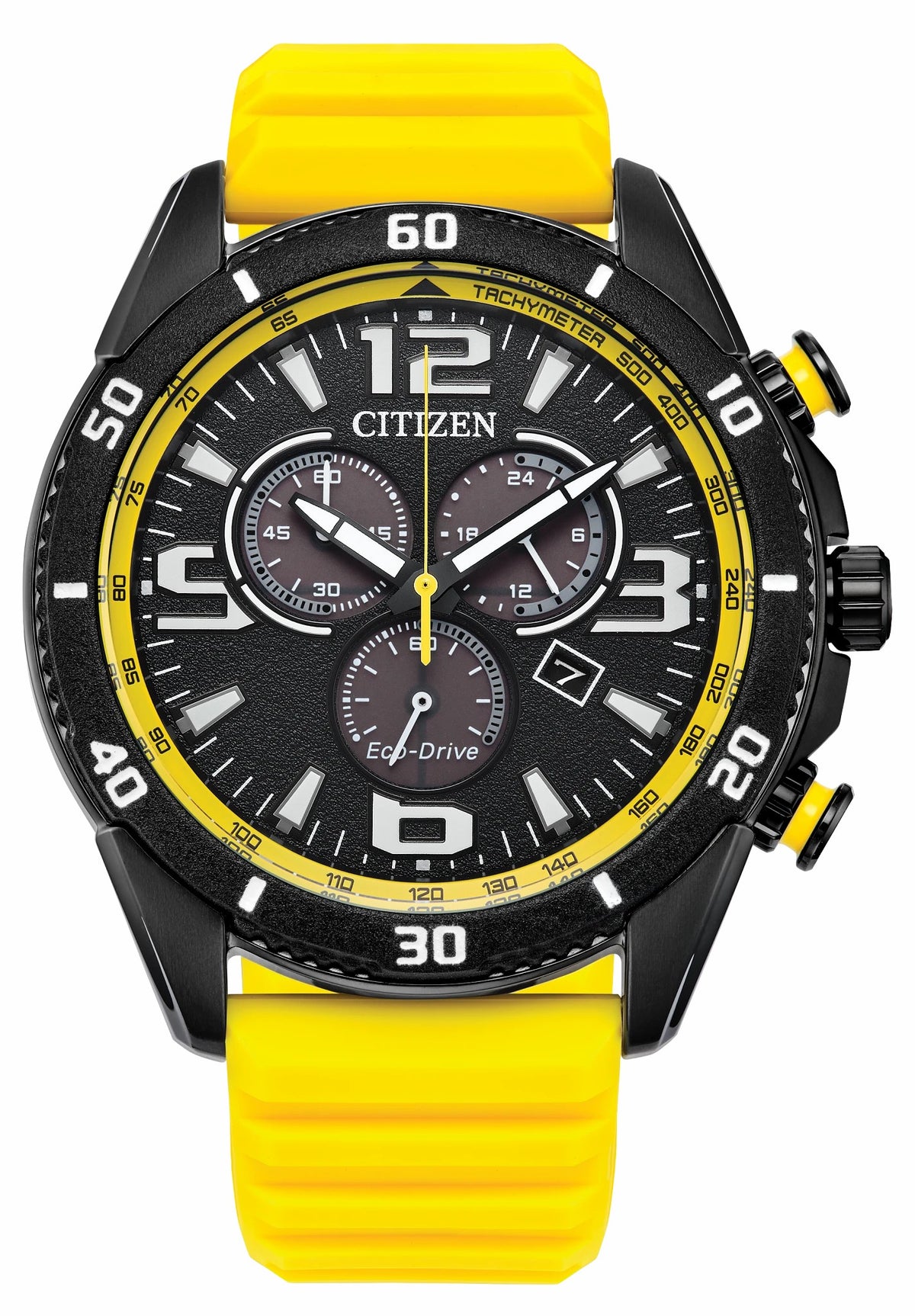 Citizen Value - Brycen Black Dial Silicone Strap AT2585-08E