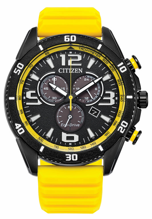 Citizen Value - Brycen Black Dial Silicone Strap AT2585-08E