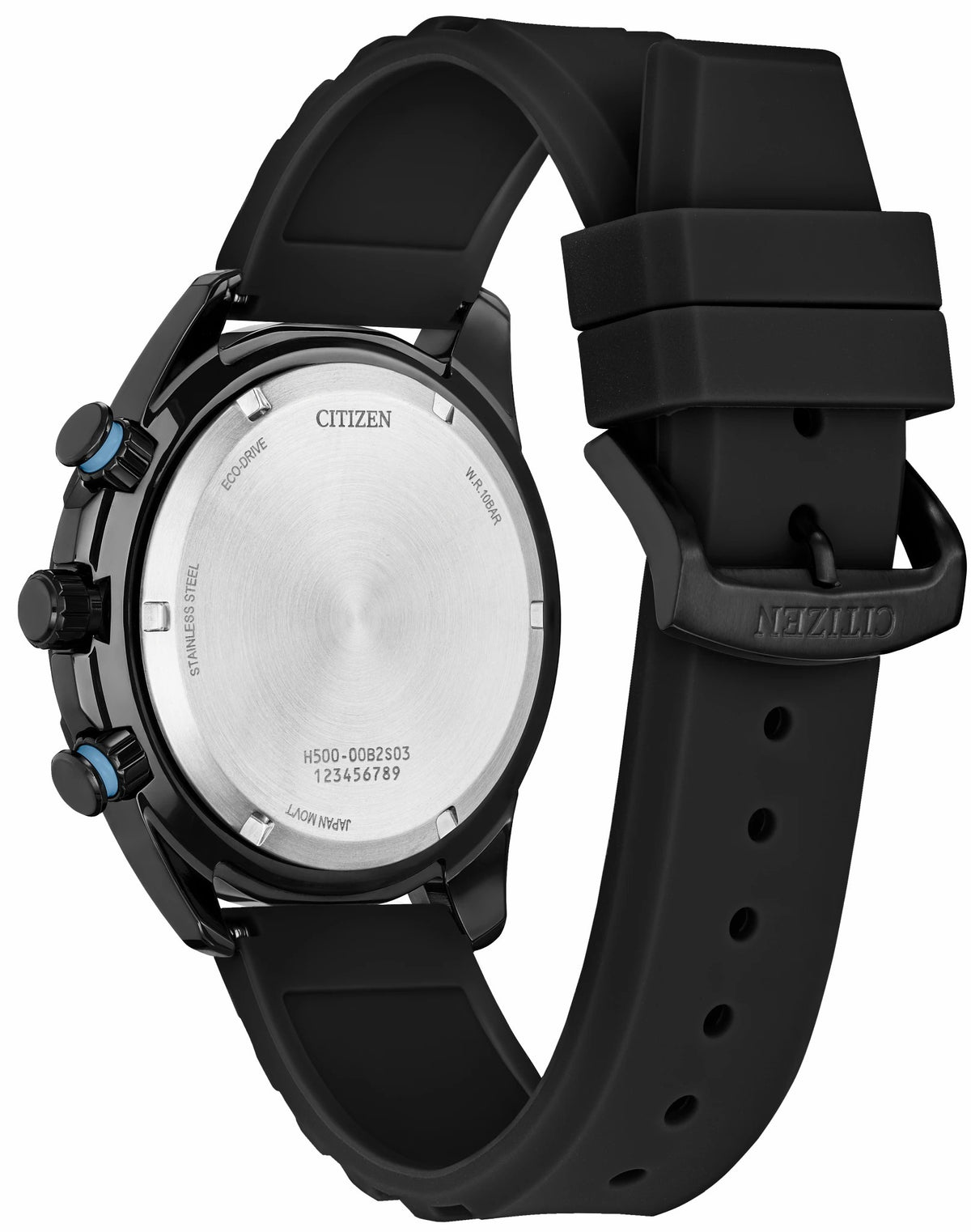 Citizen Latest - Brycen Black Dial Silicone Strap AT2587-02E