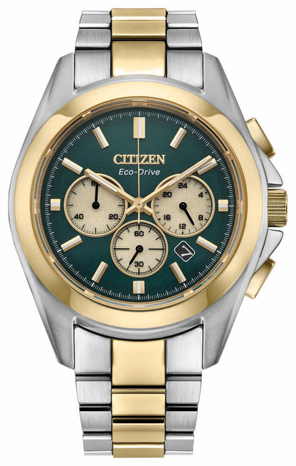 Citizen Customer Favorite - Sport Luxury Green Dial Stainless Steel Bracelet CA4684-54X