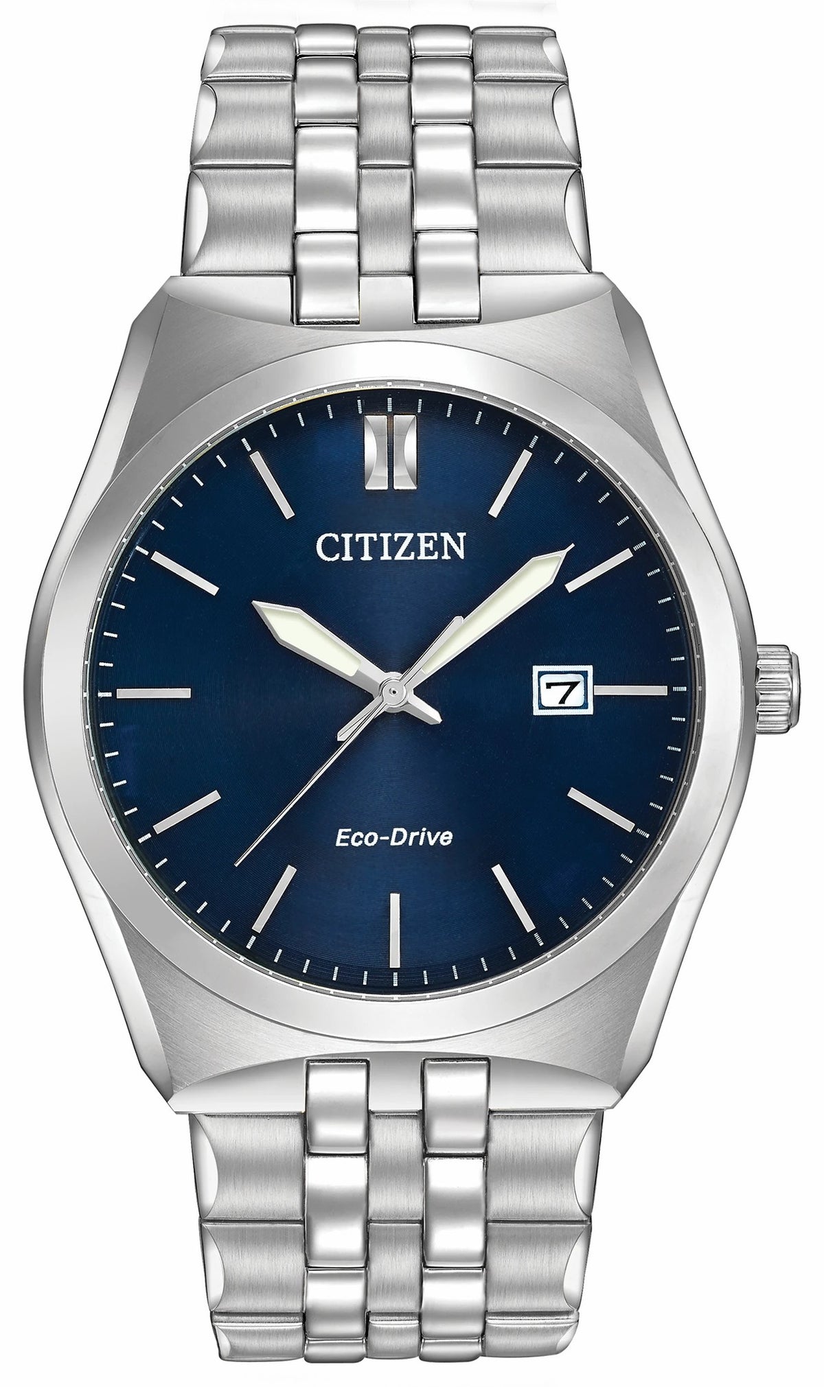 Citizen Premium - Corso - Men's Eco-Drive BM7330-59L Blue Dial Steel Watch