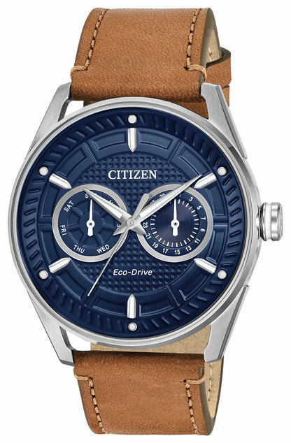 Citizen Premium - CTO - Men's Eco-Drive BU4020-01L Leather Strap Watch